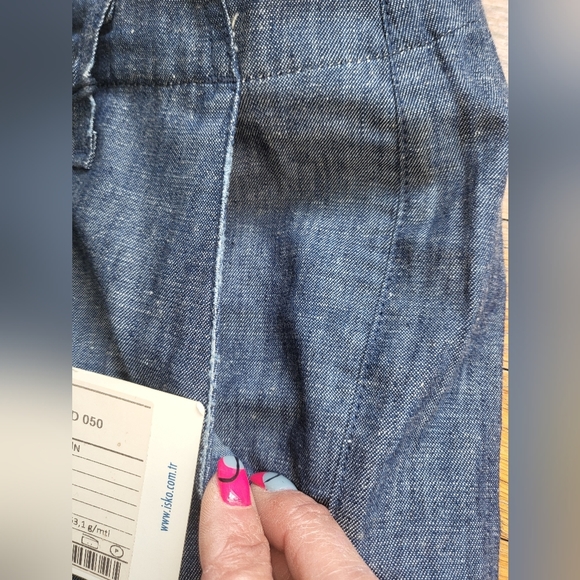 Nwt! ISKO True Blu denim Pant with gathered ankles. SS16/ 61218 - Picture 3 of 8